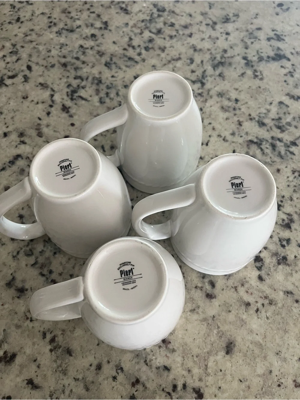 Pier 1 “Bianca” Mug Set(4)